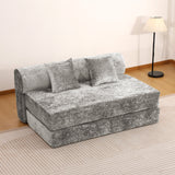 Convertible Design Sofa Bed, 2 Seater Fold Out Floor Couch