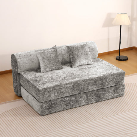 Convertible Design Sofa Bed, 2 Seater Fold Out Floor Couch