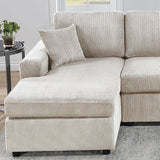 Modern Design Sectional Set With Right And Left Arm Chaise