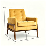 Cole - Solid Wood Lounge Chair