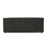 Santa Cruz - 8 Piece Outdoor Sectional Set - Dark Brown