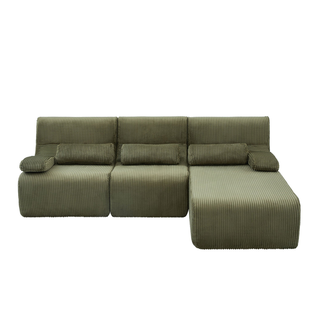 Oversized Sectional Sofa, Living Room Seating With Modular Design