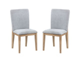 Caspian - And Oak Finish Dining Chair (Set of 2) - Gray