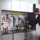 Nova Series - Door Wall Mounted Garage Cabinet, Soft Closing - Dark Gray