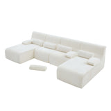 Oversized Sectional Sofa, Living Room Seating With Modular Design