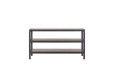 Console Table With Insets - Black