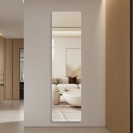 Full Body Round Corner Mirror For Living Room