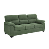 3 Seater Sofa With Padded Armrests And Triangular Leg