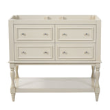 Modern Bathroom Vanity Cabinet With 4 Drawers