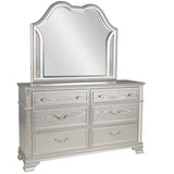 1 Piece Dresser Crystal Knobs Pull Handles Bedroom Furniture - Gray