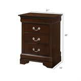 Louis Phillipe - Nightstand - Wood