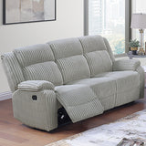 Modern Living Room Set With Pillow Arms