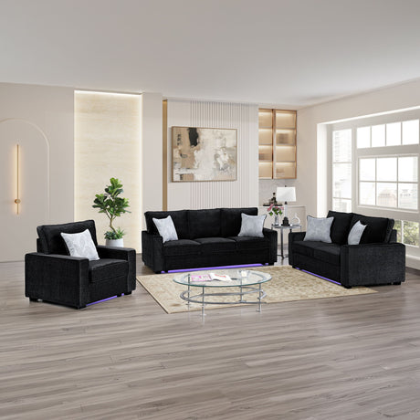 Rita - Living Room Set With LED