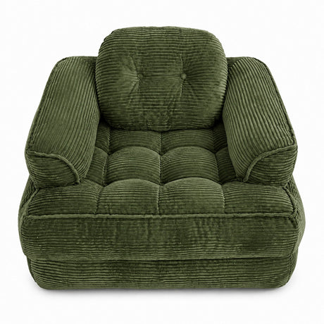 Convertible 2 In 1 Armrest Sofa For Bedroom