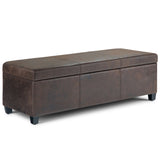Avalon - Contemporary Storage Ottoman Bench