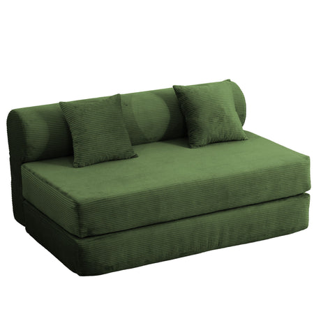 Convertible Sofa Bed, 2 Seater Fold Out Floor Couch