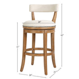 Stool & Upholstered Seat And Back