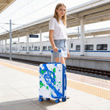 Luggage With Combination Lock, Lightweight Carry-On Suitcase