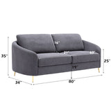 Sofa - Gray - Linen
