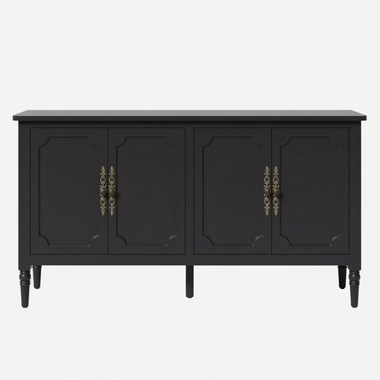Vintage Buffet Cabinet With Adjustable Shelves