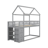 Bunk Bed With Shelves And Drawers, Storage Focused Design