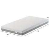 8" Memory Foam Mattress With Adaptive Foam Support And Breathable Cover