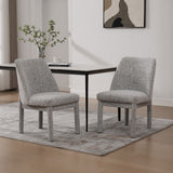 Wide Minimalist Dining Chair