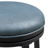Swivel Bar Stools, Counter Height (Set of 2) - Blue