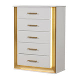 Obsession - 5 Drawer Chest - White