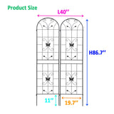 Garden Metal Trellis Rustproof Trellis For Climbing Plants Outdoor Flower Support
