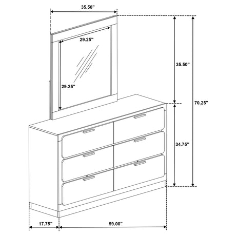 Napa - Dresser With Mirror