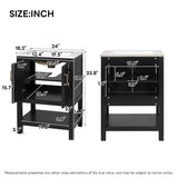 Modern Bathroom Vanity With Elegant Twill Design