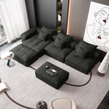 Modern Oversized Diy Combination, Modular Sectional Sofa With Pillows