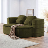 2 In 1 Foldable Sofa Bed With Multi Functional Blanket, Floor Lounge Sofa