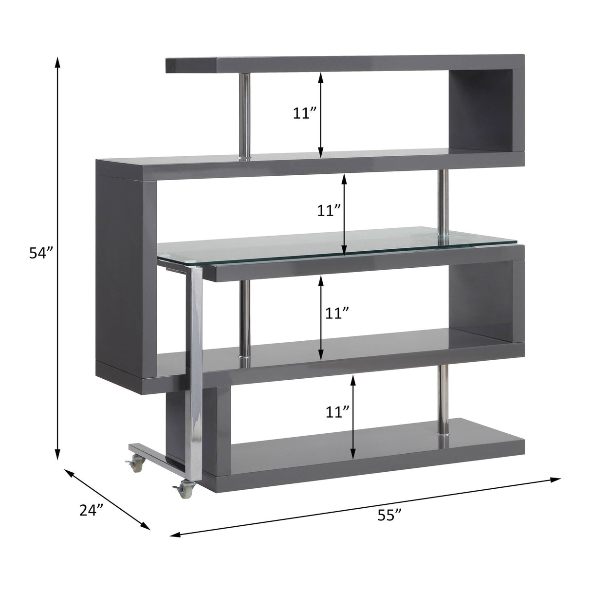 Buck II - Writing Desk & Bookshelf