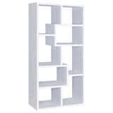 8 Shelf Geometric Bookcase