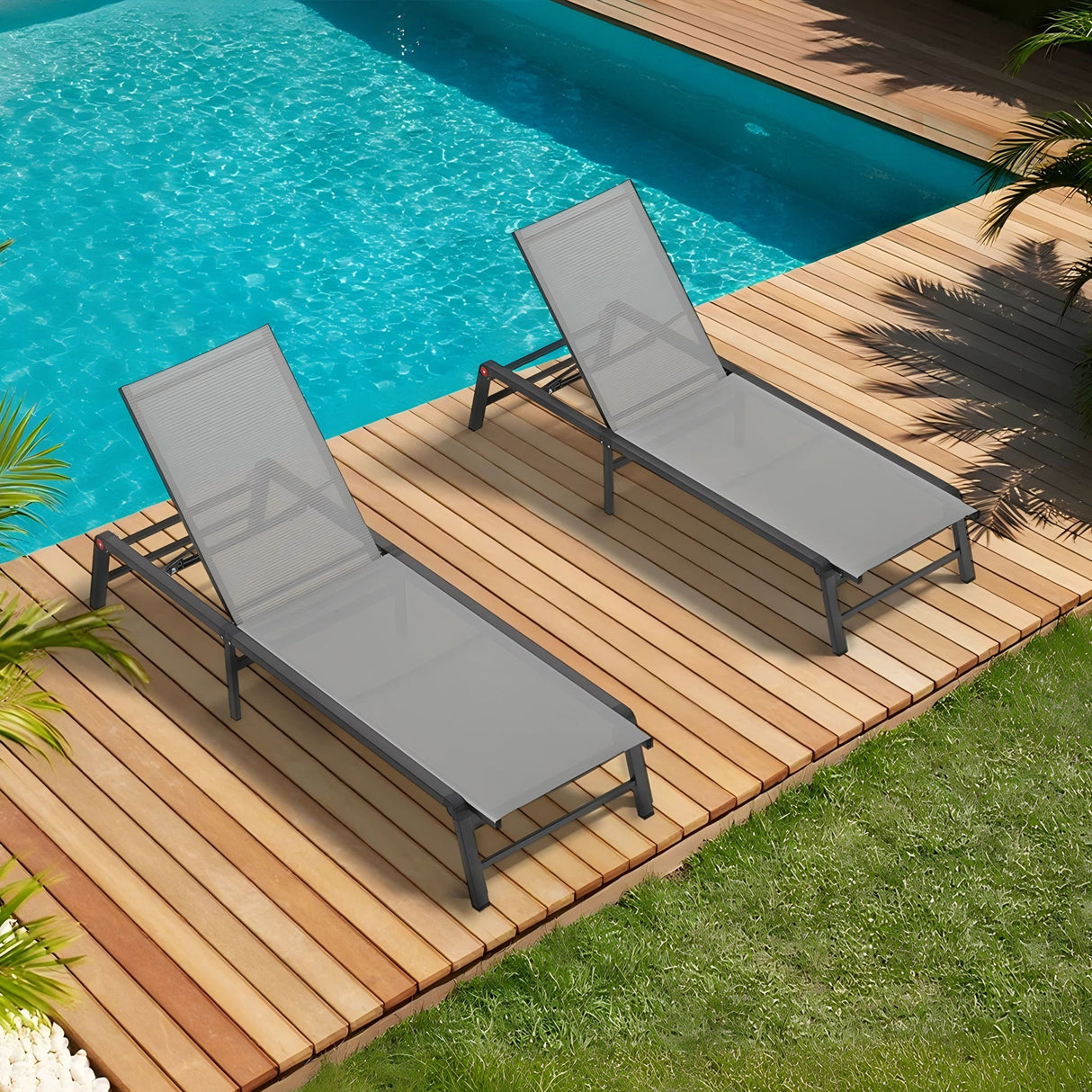 Chaise Lounge Outdoor (Set of 2)