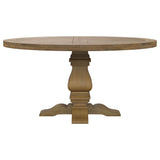 Round Dining Table Set With Upholstered Chairs