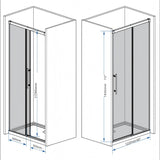 Frameless Single Sliding Shower Door