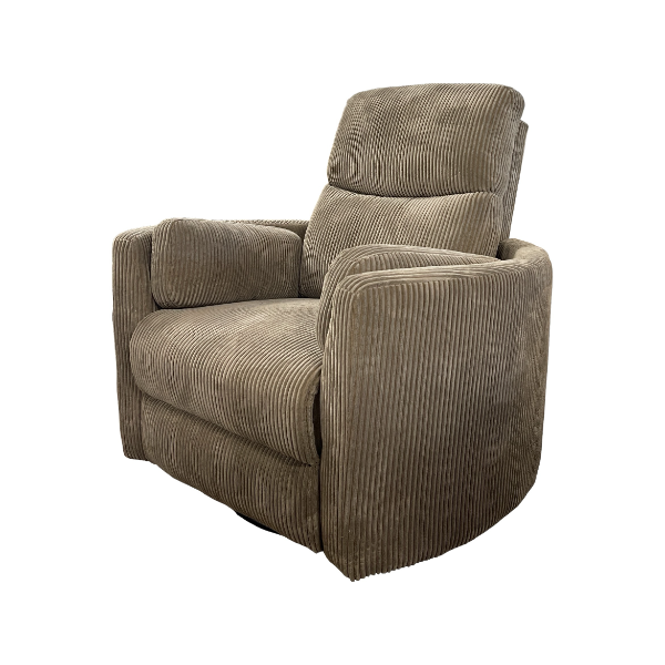 HOMECREATIVE LIGHT BROWN WYATT PWR GL RECLINER - HCD125LB