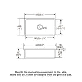 Rectangular Deep Single Bowl Kitchen Sink
