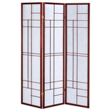 Katerina 3-Panel Room Divider Folding Shoji Screen Cherry - 900110