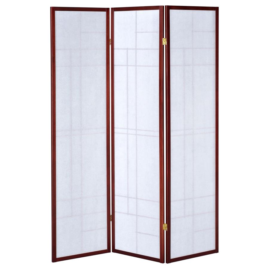Katerina 3-Panel Room Divider Folding Shoji Screen Cherry - 900110