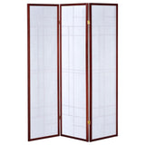 Katerina 3-Panel Room Divider Folding Shoji Screen Cherry - 900110