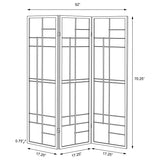 Katerina 3-Panel Room Divider Folding Shoji Screen Cherry - 900110