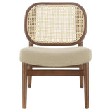 Rayo Rattan Cane Back Accent Chair with Padded Seat Camel - 900621