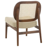 Rayo Rattan Cane Back Accent Chair with Padded Seat Camel - 900621
