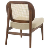 Rayo Rattan Cane Back Accent Chair with Padded Seat Camel - 900621
