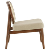 Rayo Rattan Cane Back Accent Chair with Padded Seat Camel - 900621