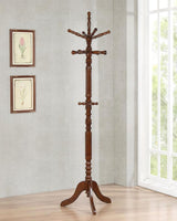 Achelle 11 Hook Freestanding Coat Rack Hat Hanger Tobacco - 900769